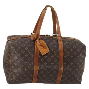 LOUIS VUITTON Monogram Sac Souple 45 Boston Bag M41624 LV Auth 142224